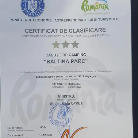 Baltina Parc Transfagarasan Curtea de Argeş